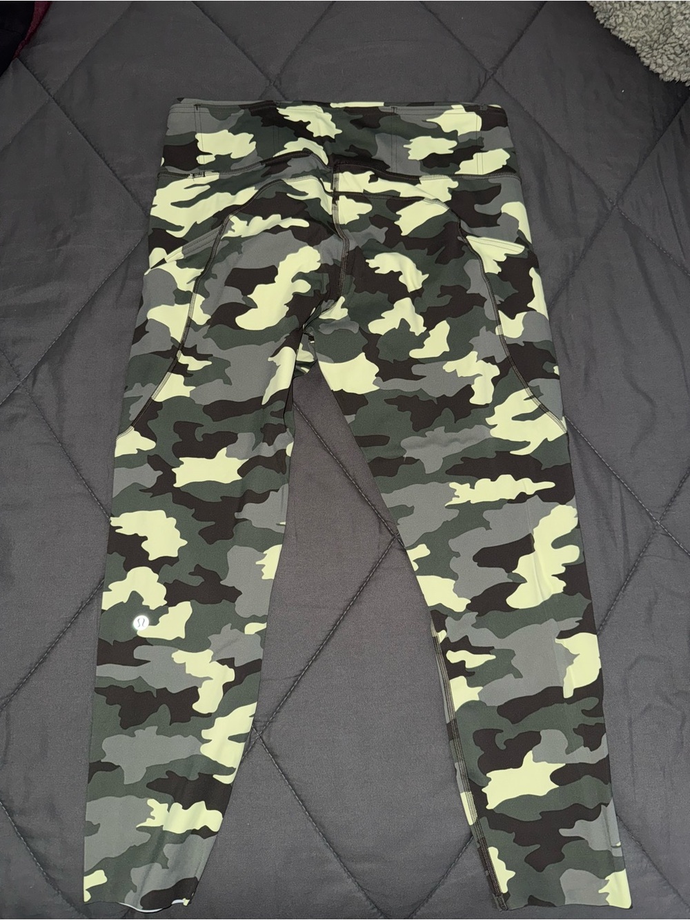 lululemon athletica Green Camo Leggings